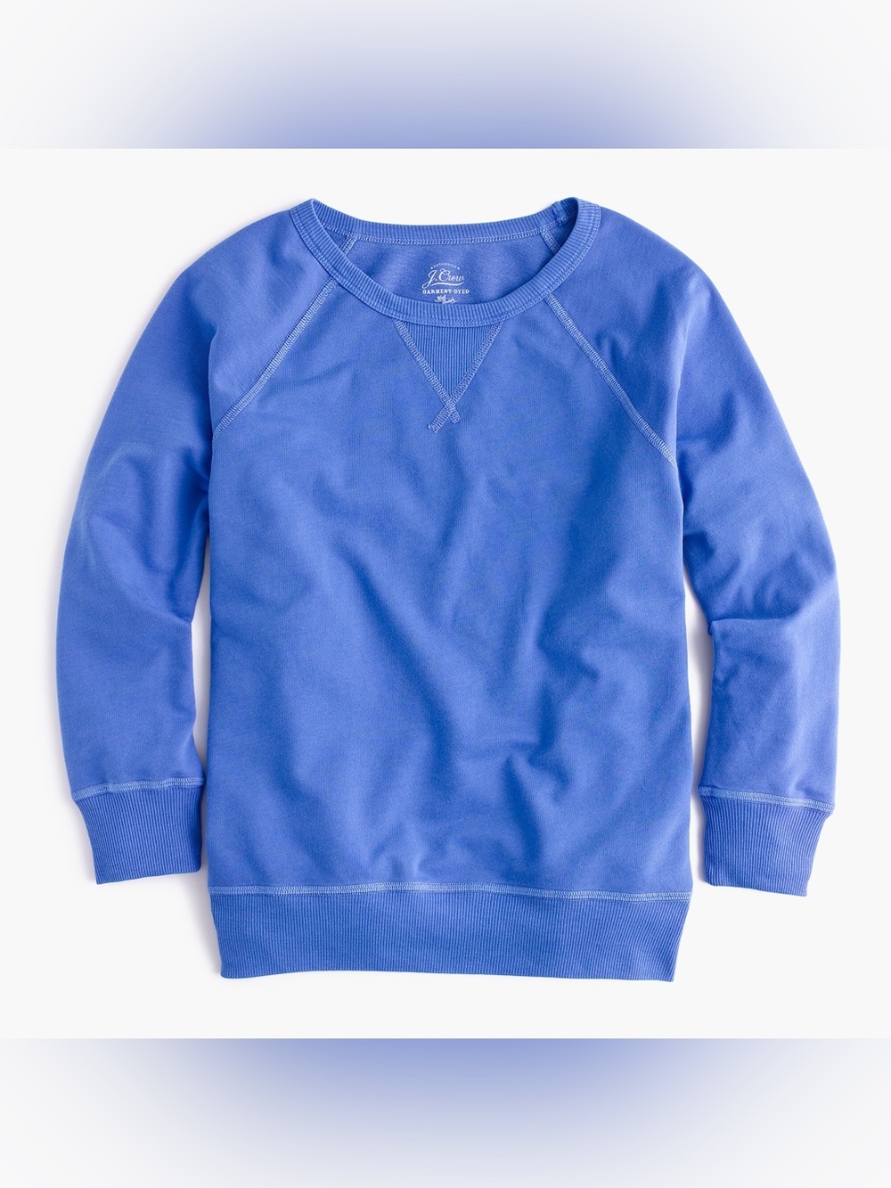 J. Crew Garment-dyed crewneck sweatshirt